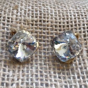 Large Crystal Stephanie Somer earrings